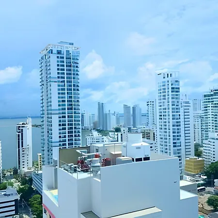 Apartamento Increíble Vista Al Mar En El Corazón De Bocagrande *